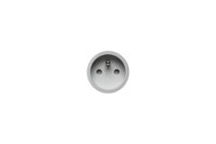 Rond 2.0 - backfit stopcontact b-f grijs basic